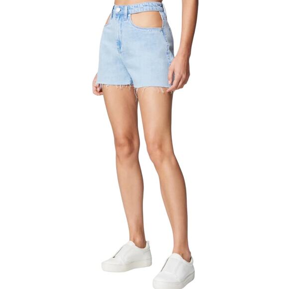 NWT! Blank NYC The Reeve In Stay Put Cut Out Hi Rise Short - Size 25 - Picture 7 of 14